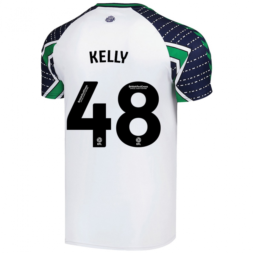 Criança Camisola Caden Kelly #48 Branco Alternativa 2024/25 Camisa Brasil