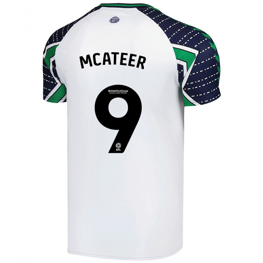 Criança Camisola Mary Mcateer #9 Branco Alternativa 2024/25 Camisa Brasil