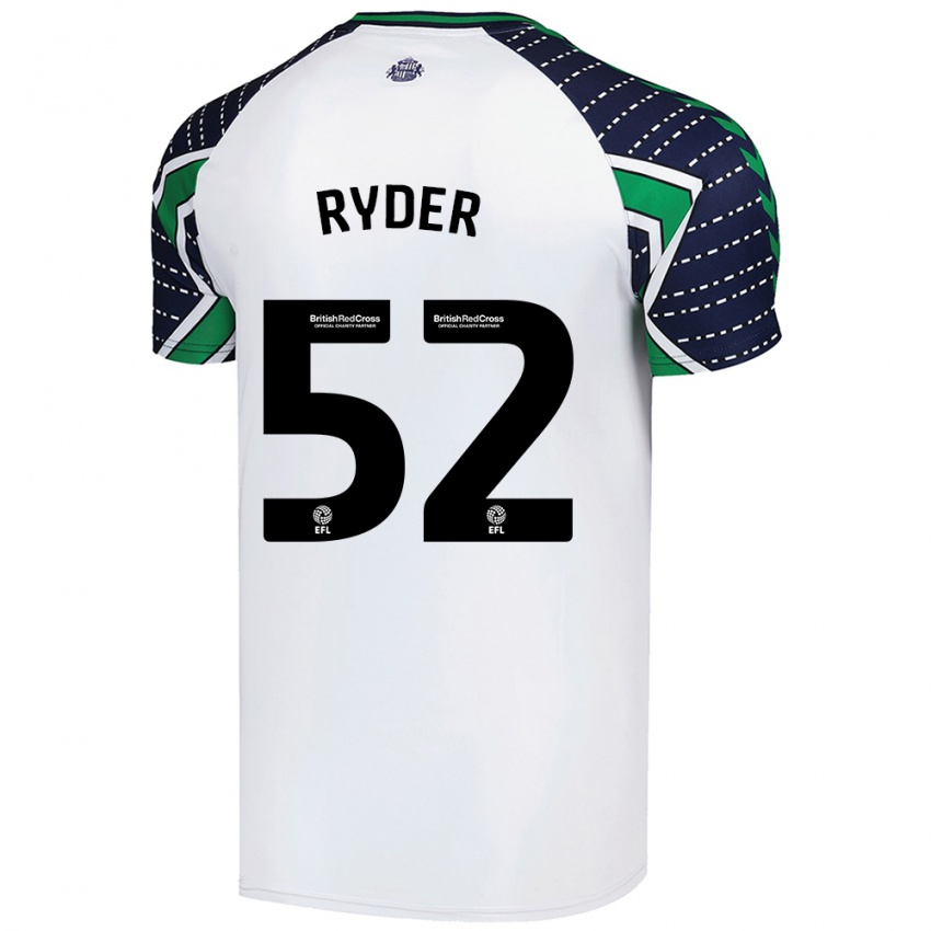 Criança Camisola Joe Ryder #52 Branco Alternativa 2024/25 Camisa Brasil