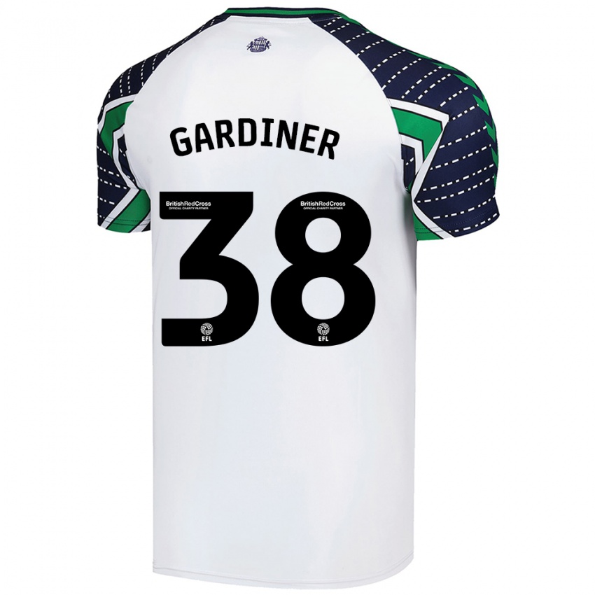 Criança Camisola Harry Gardiner #38 Branco Alternativa 2024/25 Camisa Brasil