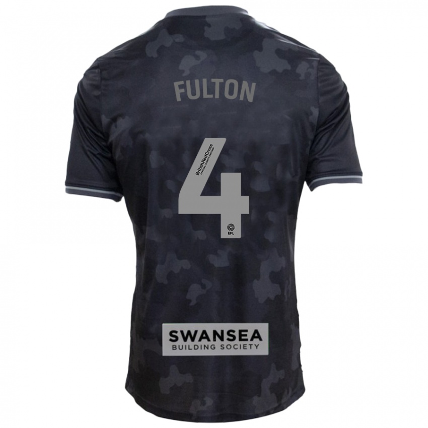 Criança Camisola Jay Fulton #4 Preto Alternativa 2024/25 Camisa Brasil