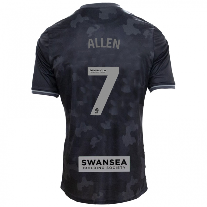 Criança Camisola Joe Allen #7 Preto Alternativa 2024/25 Camisa Brasil