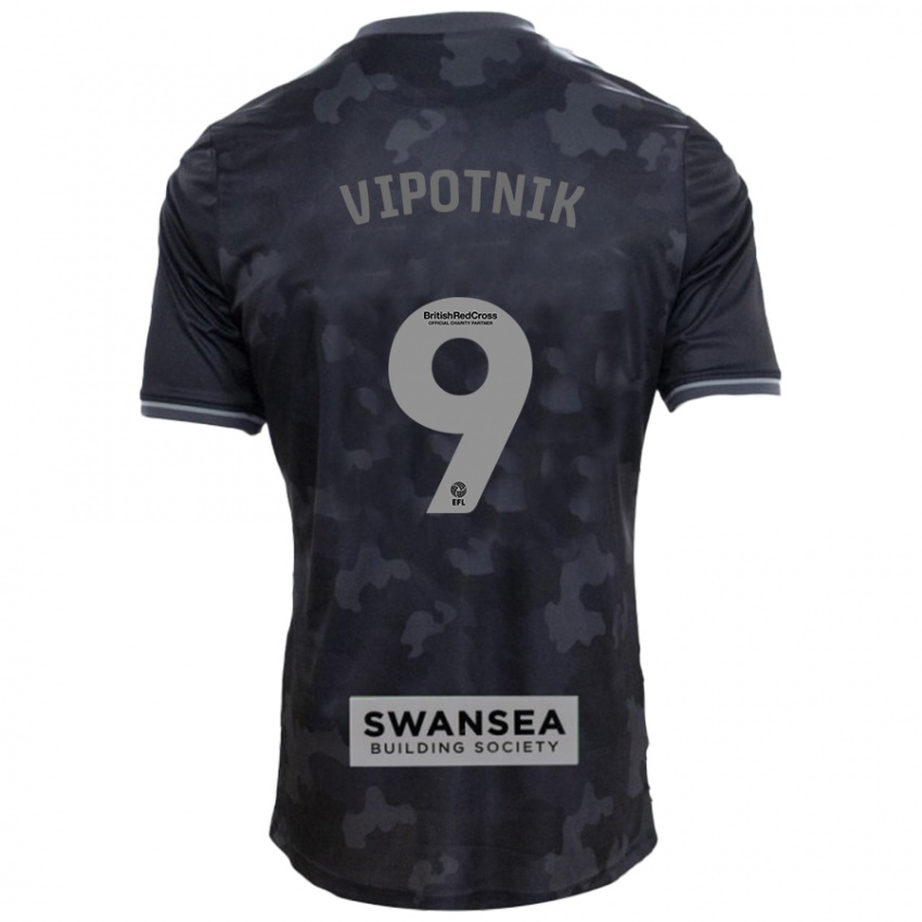 Criança Camisola Zan Vipotnik #9 Preto Alternativa 2024/25 Camisa Brasil