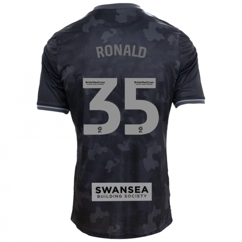 Criança Camisola Ronald #35 Preto Alternativa 2024/25 Camisa Brasil