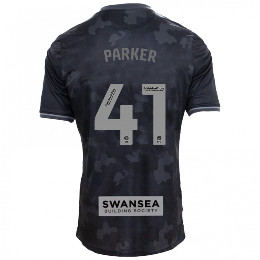 Criança Camisola Sam Parker #41 Preto Alternativa 2024/25 Camisa Brasil