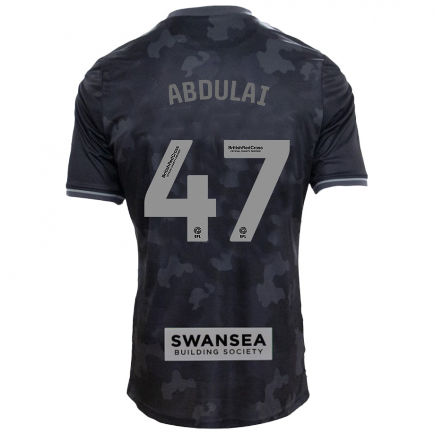 Criança Camisola Azeem Abdulai #47 Preto Alternativa 2024/25 Camisa Brasil