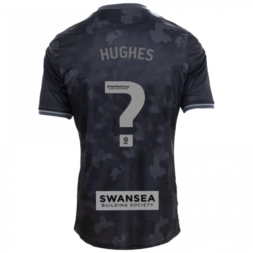 Criança Camisola Ben Hughes #0 Preto Alternativa 2024/25 Camisa Brasil