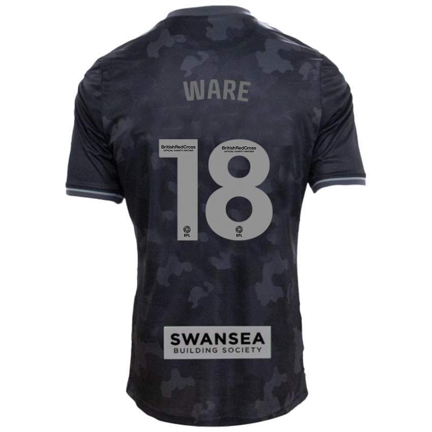 Criança Camisola Phoebe Ware #18 Preto Alternativa 2024/25 Camisa Brasil