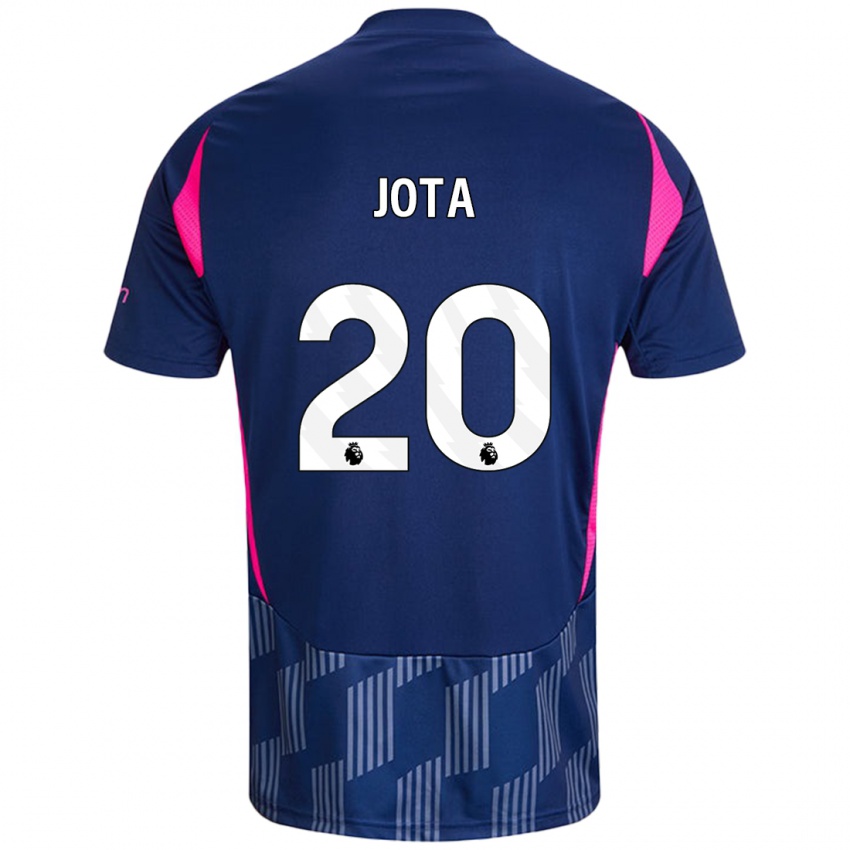 Criança Camisola Jota Silva #20 Rosa Azul Real Alternativa 2024/25 Camisa Brasil