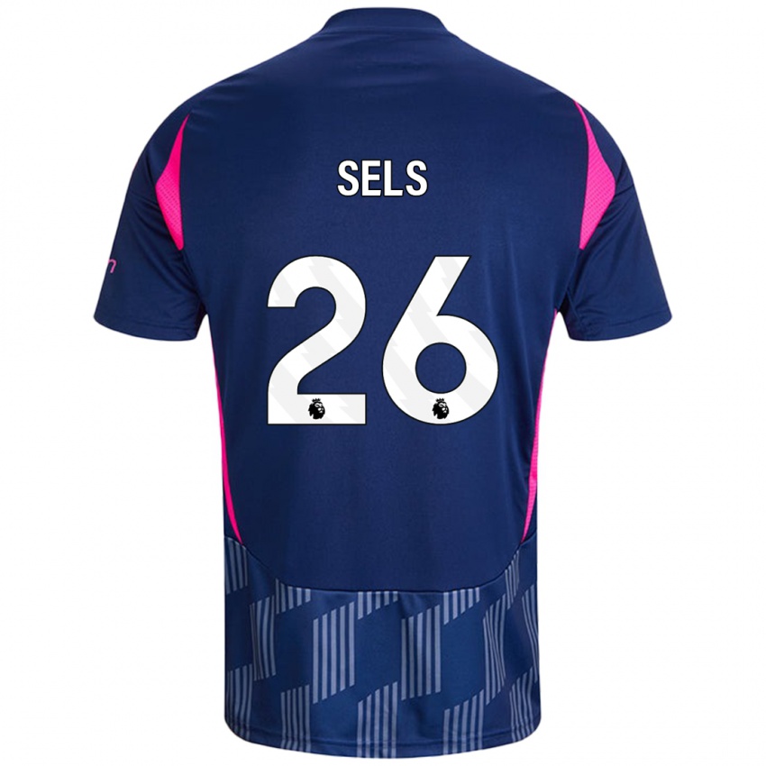 Criança Camisola Matz Sels #26 Rosa Azul Real Alternativa 2024/25 Camisa Brasil