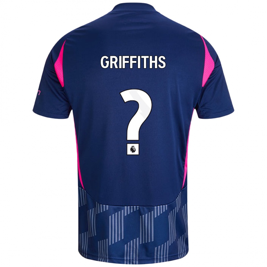 Criança Camisola Harry Griffiths #0 Rosa Azul Real Alternativa 2024/25 Camisa Brasil