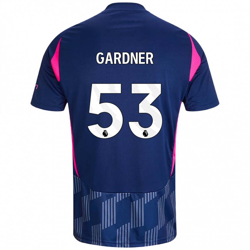 Criança Camisola Joe Gardner #53 Rosa Azul Real Alternativa 2024/25 Camisa Brasil