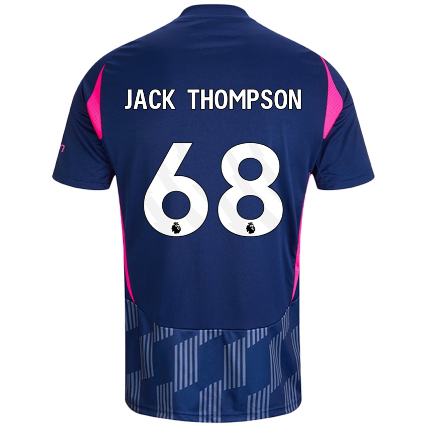 Criança Camisola Jack Thompson #68 Rosa Azul Real Alternativa 2024/25 Camisa Brasil