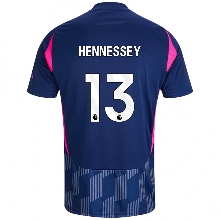 Criança Camisola Wayne Hennessey #13 Rosa Azul Real Alternativa 2024/25 Camisa Brasil