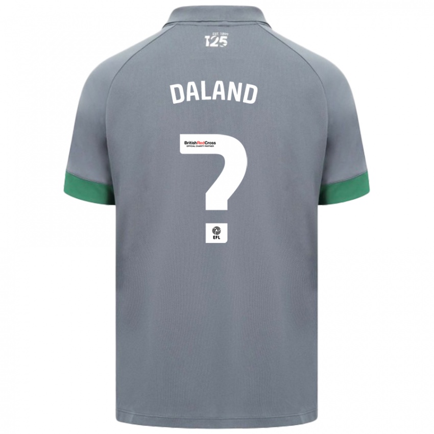 Criança Camisola Jesper Daland #0 Cinza Escuro Alternativa 2024/25 Camisa Brasil