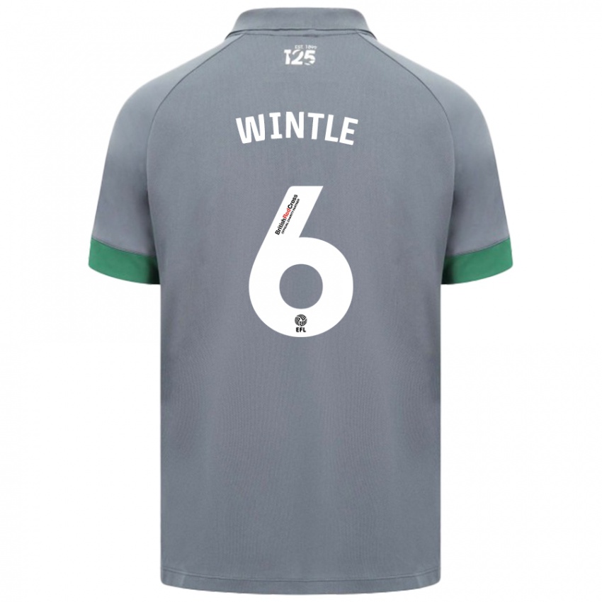 Criança Camisola Ryan Wintle #6 Cinza Escuro Alternativa 2024/25 Camisa Brasil