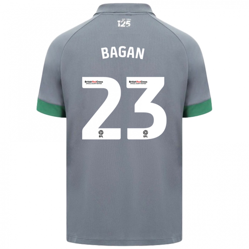 Criança Camisola Joel Bagan #23 Cinza Escuro Alternativa 2024/25 Camisa Brasil