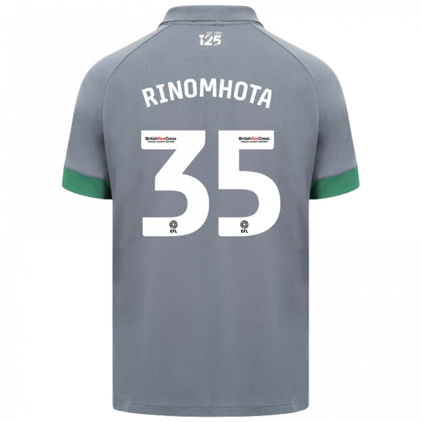 Criança Camisola Andy Rinomhota #35 Cinza Escuro Alternativa 2024/25 Camisa Brasil