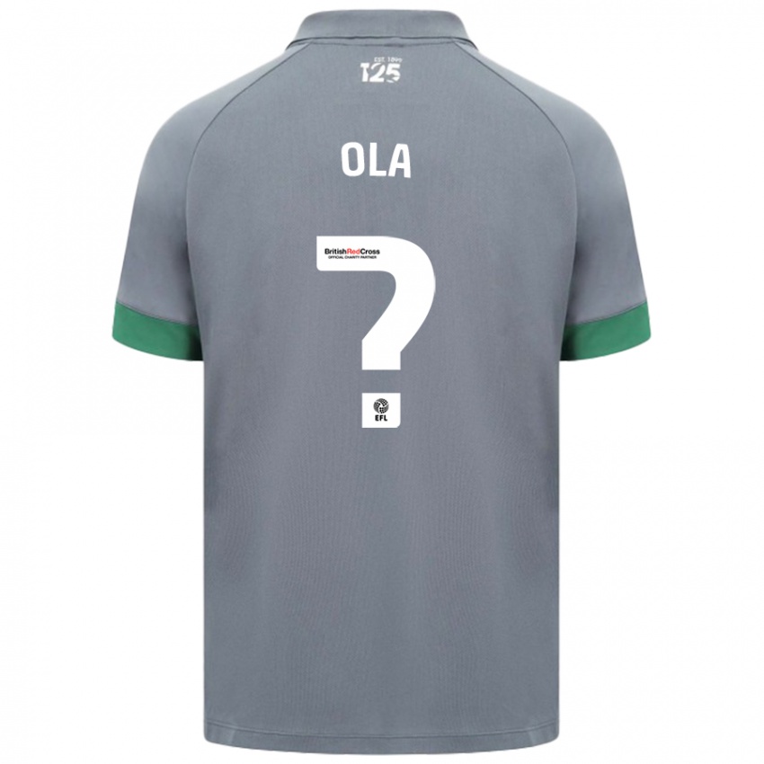 Criança Camisola Daniel Ola #0 Cinza Escuro Alternativa 2024/25 Camisa Brasil