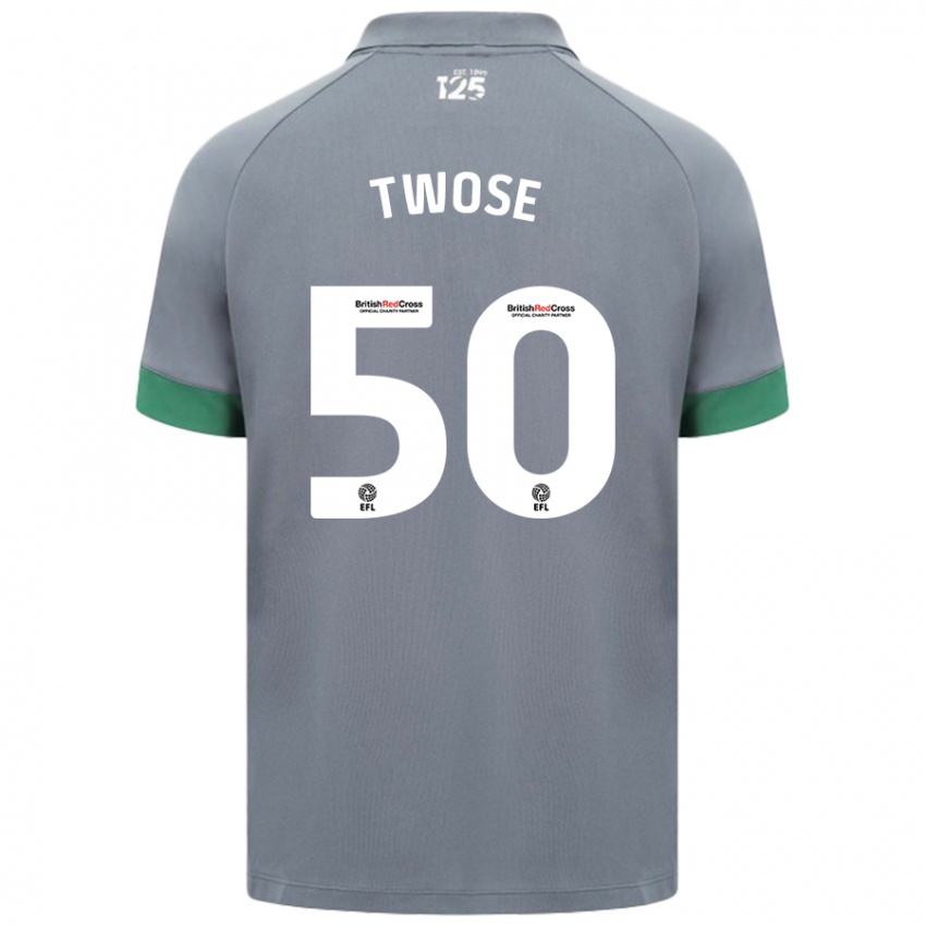 Criança Camisola Cody Twose #50 Cinza Escuro Alternativa 2024/25 Camisa Brasil