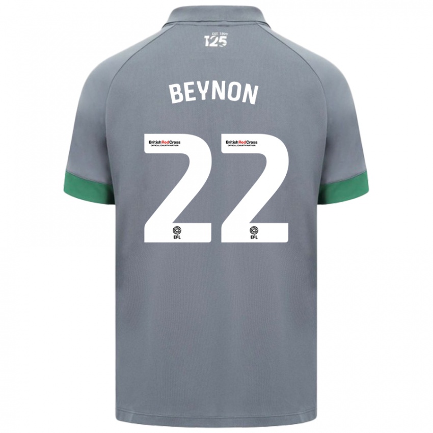 Criança Camisola Emma Beynon #22 Cinza Escuro Alternativa 2024/25 Camisa Brasil