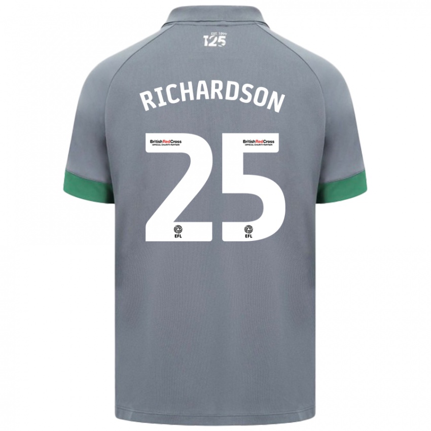 Criança Camisola Tija Richardson #25 Cinza Escuro Alternativa 2024/25 Camisa Brasil