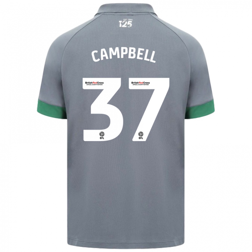 Criança Camisola Vontae Daley-Campbell #37 Cinza Escuro Alternativa 2024/25 Camisa Brasil