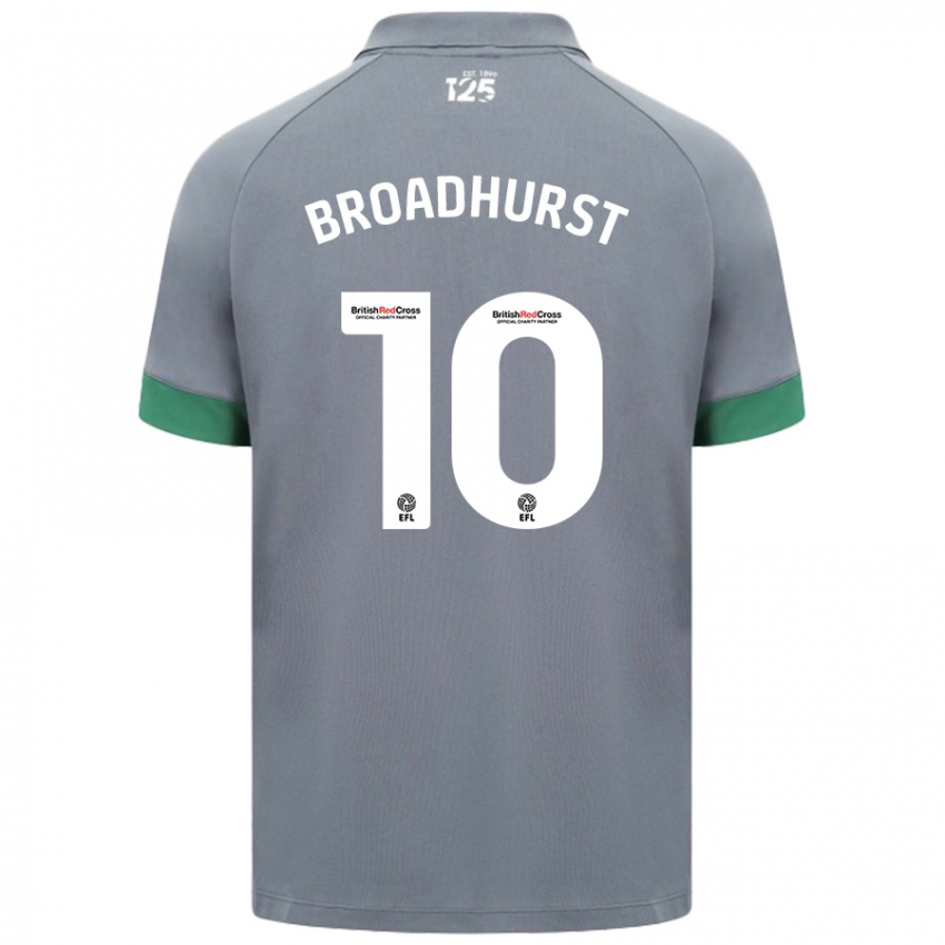 Criança Camisola Danielle Broadhurst #10 Cinza Escuro Alternativa 2024/25 Camisa Brasil