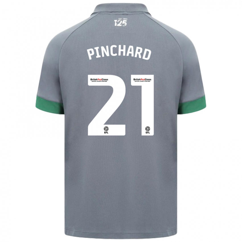 Criança Camisola Cerys Pinchard #21 Cinza Escuro Alternativa 2024/25 Camisa Brasil