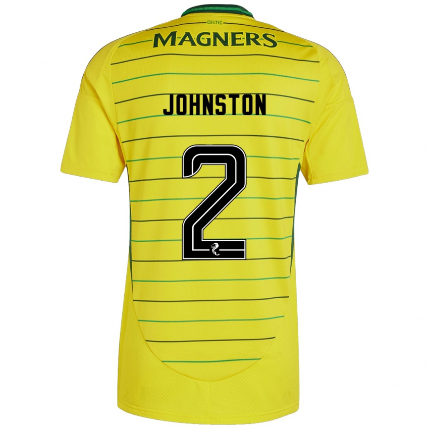 Criança Camisola Alistair Johnston #2 Amarelo Alternativa 2024/25 Camisa Brasil