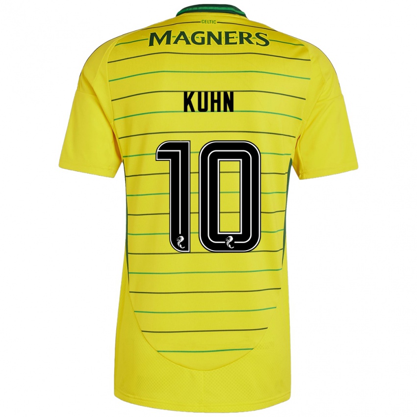 Criança Camisola Nicolas Kühn #10 Amarelo Alternativa 2024/25 Camisa Brasil