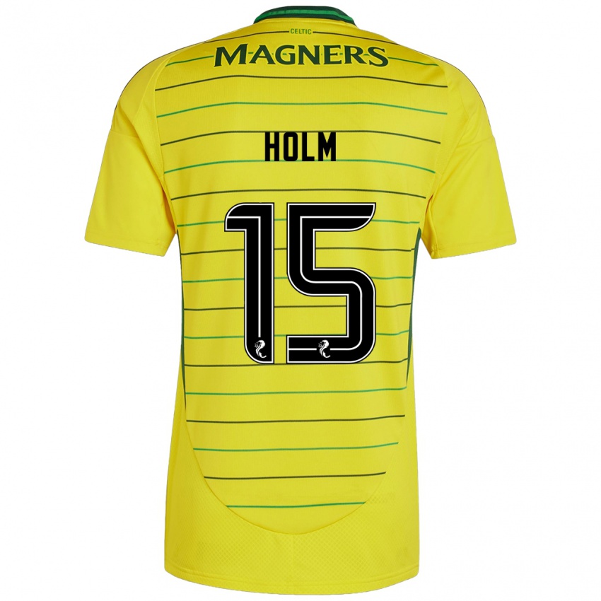 Criança Camisola Odin Thiago Holm #15 Amarelo Alternativa 2024/25 Camisa Brasil