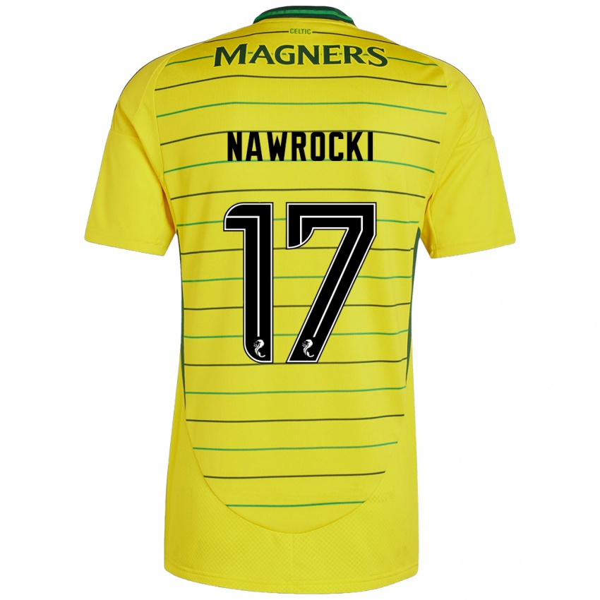 Criança Camisola Maik Nawrocki #17 Amarelo Alternativa 2024/25 Camisa Brasil