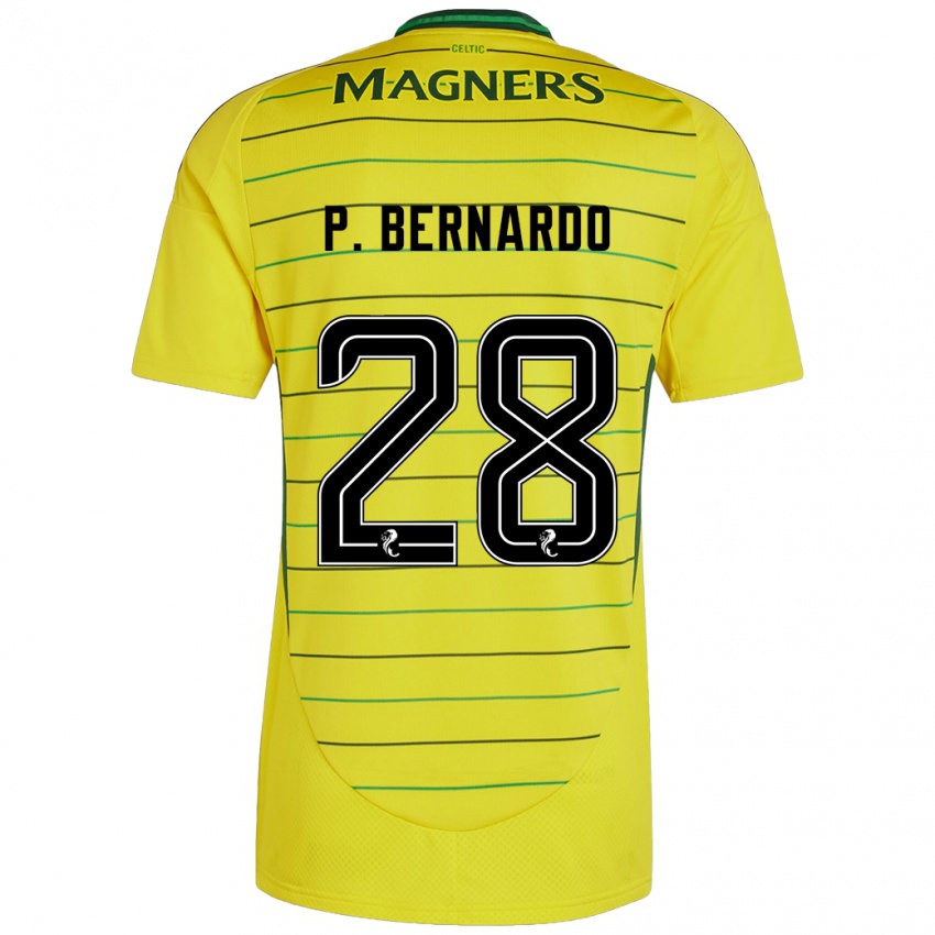 Criança Camisola Paulo Bernardo #28 Amarelo Alternativa 2024/25 Camisa Brasil