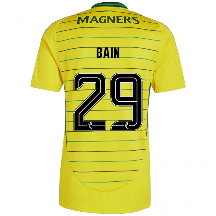 Criança Camisola Scott Bain #29 Amarelo Alternativa 2024/25 Camisa Brasil