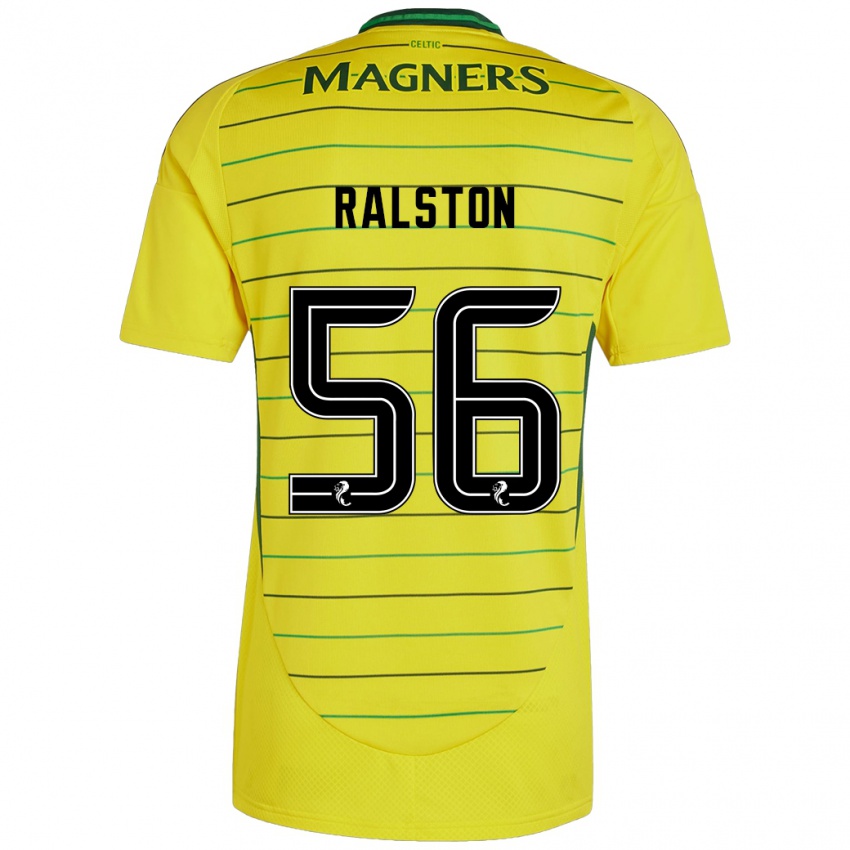 Criança Camisola Anthony Ralston #56 Amarelo Alternativa 2024/25 Camisa Brasil