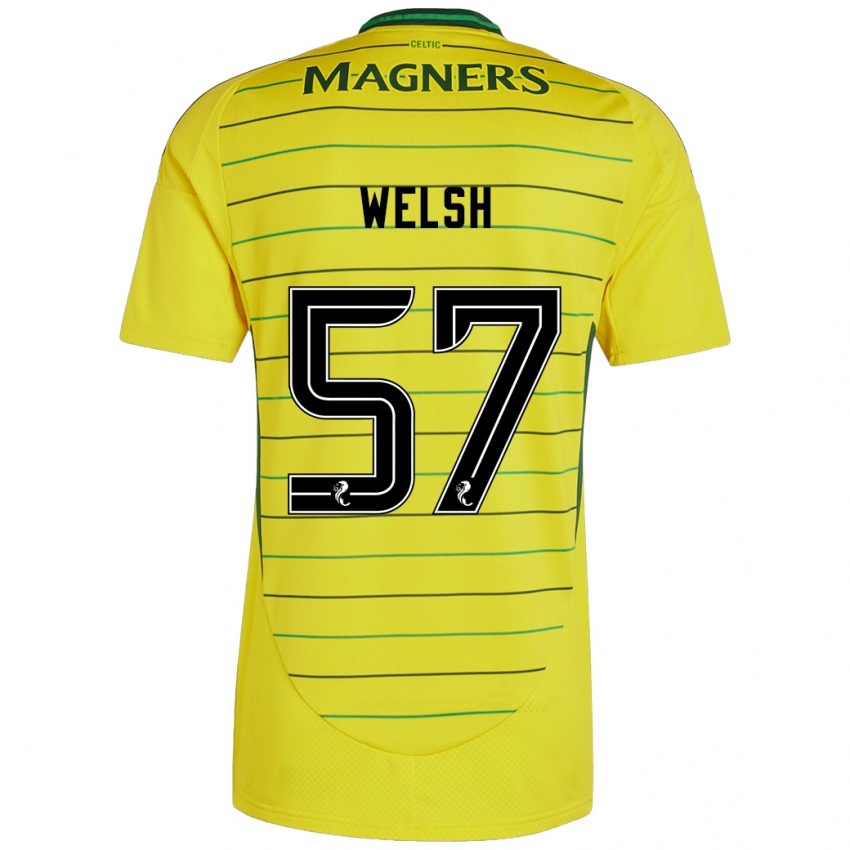 Criança Camisola Stephen Welsh #57 Amarelo Alternativa 2024/25 Camisa Brasil