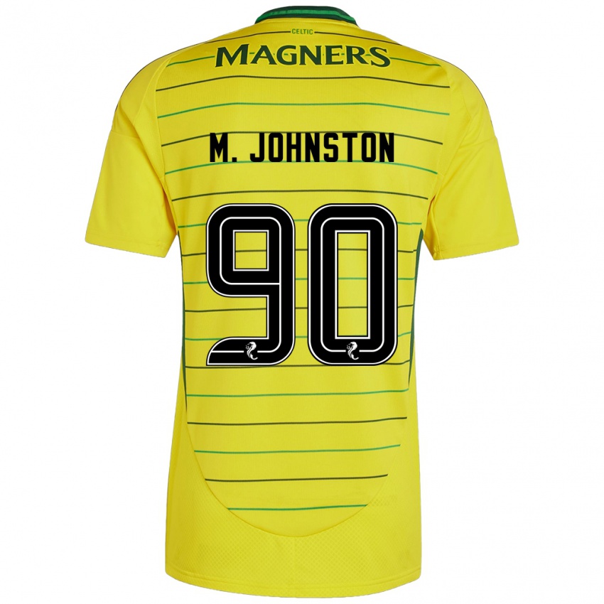 Criança Camisola Mikey Johnston #90 Amarelo Alternativa 2024/25 Camisa Brasil