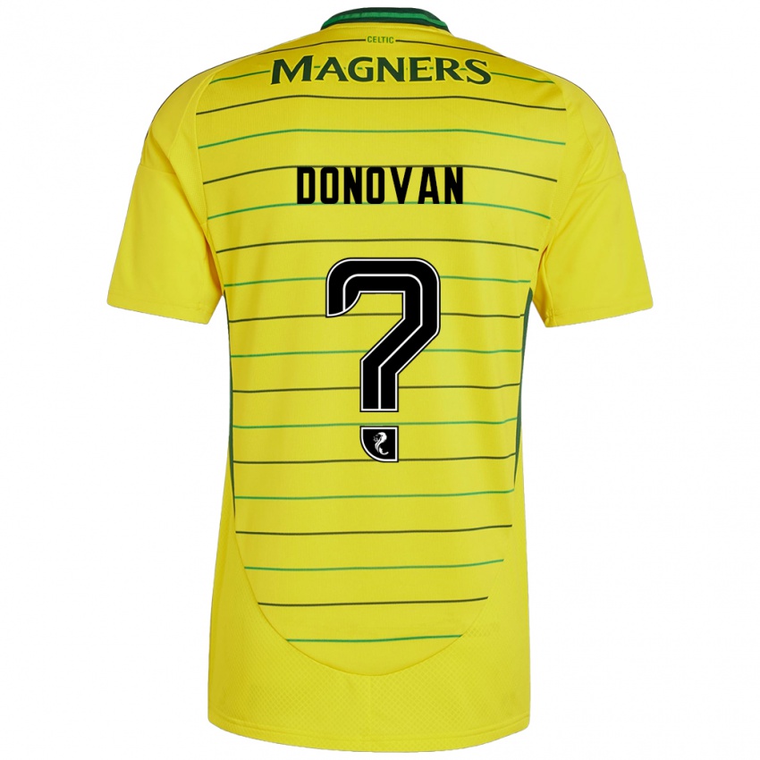 Criança Camisola Colby Donovan #0 Amarelo Alternativa 2024/25 Camisa Brasil