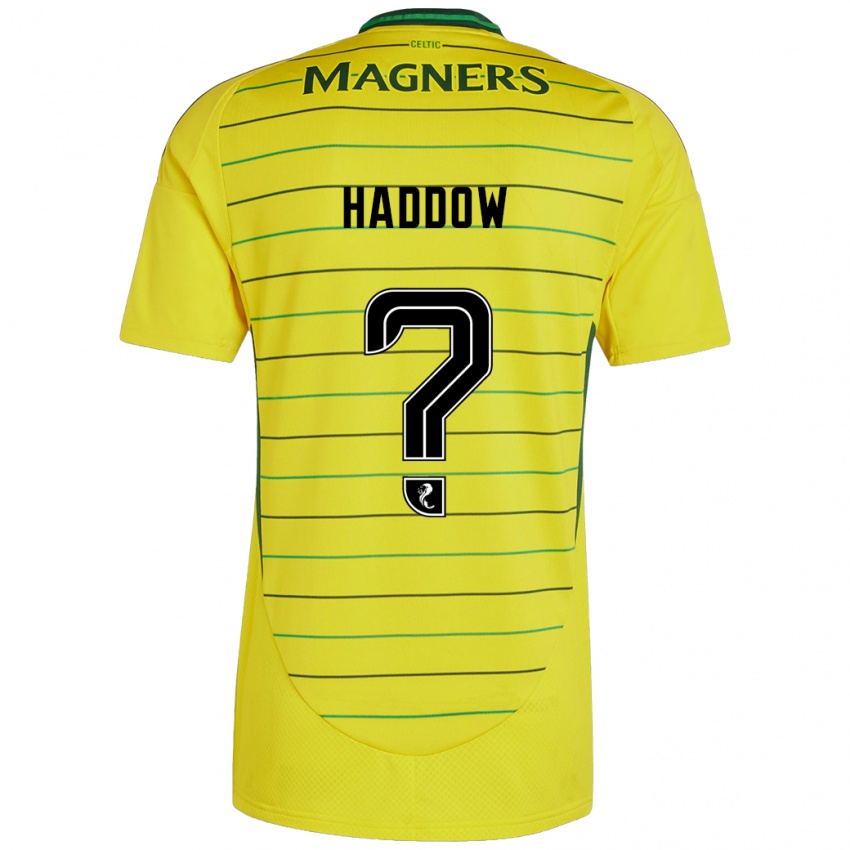 Criança Camisola Aiden Haddow #0 Amarelo Alternativa 2024/25 Camisa Brasil