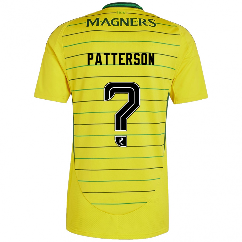 Criança Camisola Cameron Patterson #0 Amarelo Alternativa 2024/25 Camisa Brasil