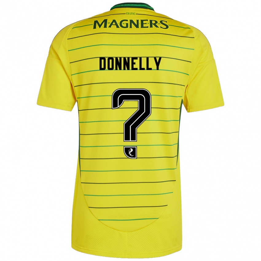 Criança Camisola Jacob Donnelly #0 Amarelo Alternativa 2024/25 Camisa Brasil