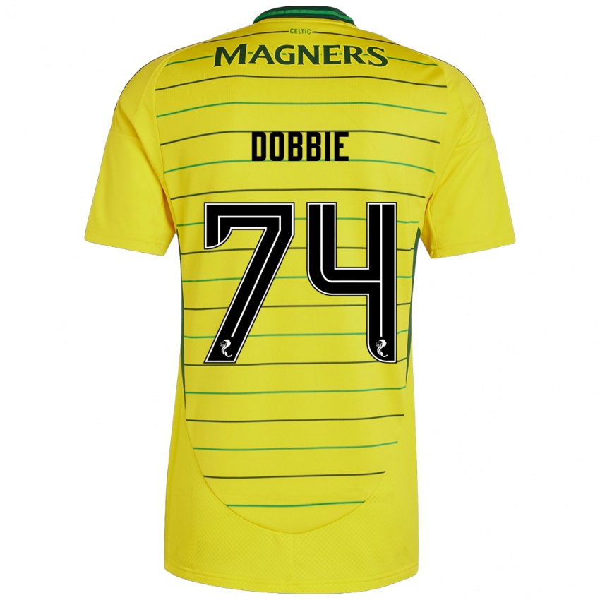 Criança Camisola Lewis Dobbie #74 Amarelo Alternativa 2024/25 Camisa Brasil