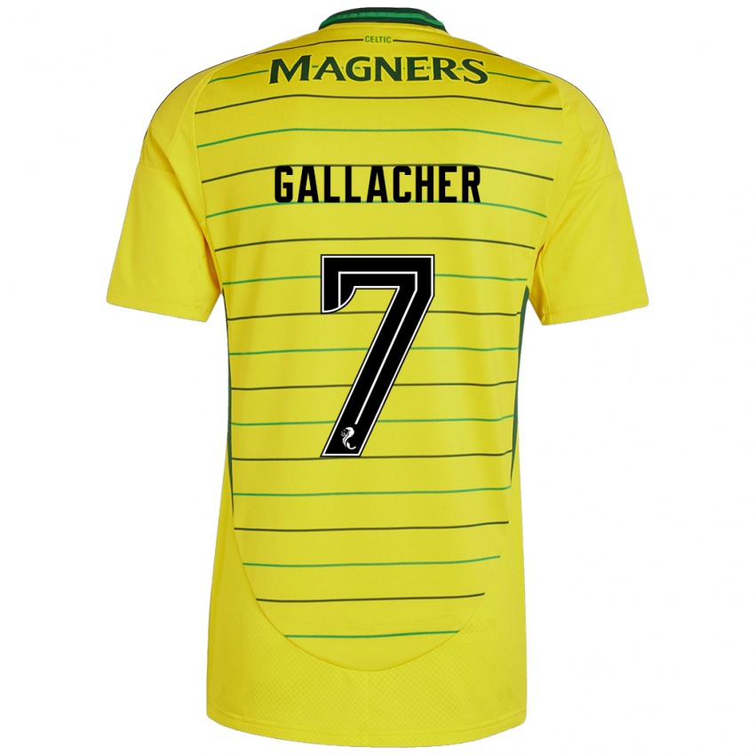 Criança Camisola Amy Gallacher #7 Amarelo Alternativa 2024/25 Camisa Brasil