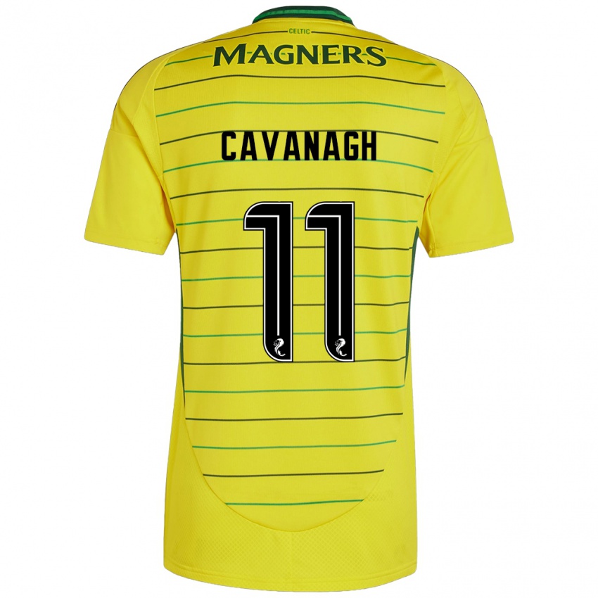 Criança Camisola Colette Cavanagh #11 Amarelo Alternativa 2024/25 Camisa Brasil