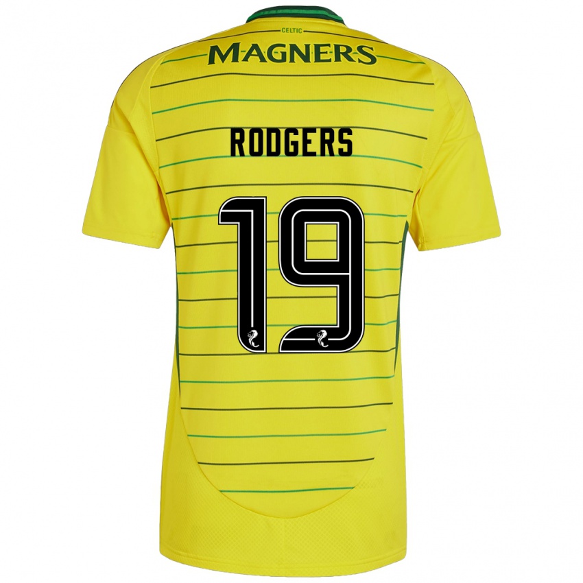 Criança Camisola Lisa Rodgers #19 Amarelo Alternativa 2024/25 Camisa Brasil