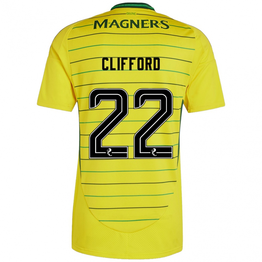 Criança Camisola Lucy Ashworth-Clifford #22 Amarelo Alternativa 2024/25 Camisa Brasil