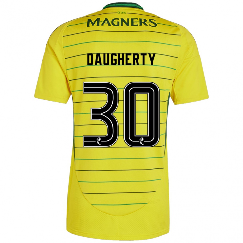 Criança Camisola Kelsey Daugherty #30 Amarelo Alternativa 2024/25 Camisa Brasil