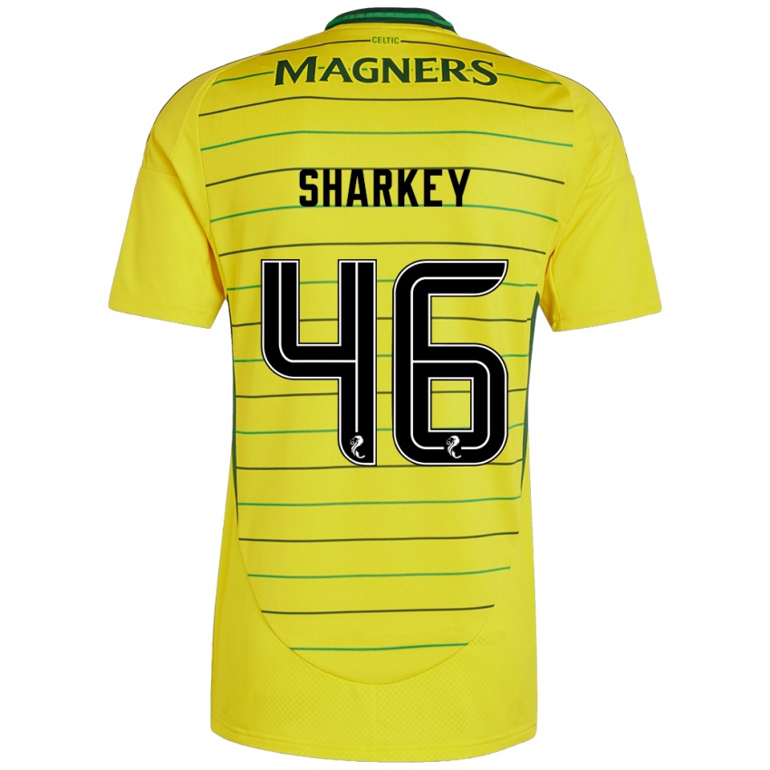 Criança Camisola Amy Sharkey #46 Amarelo Alternativa 2024/25 Camisa Brasil