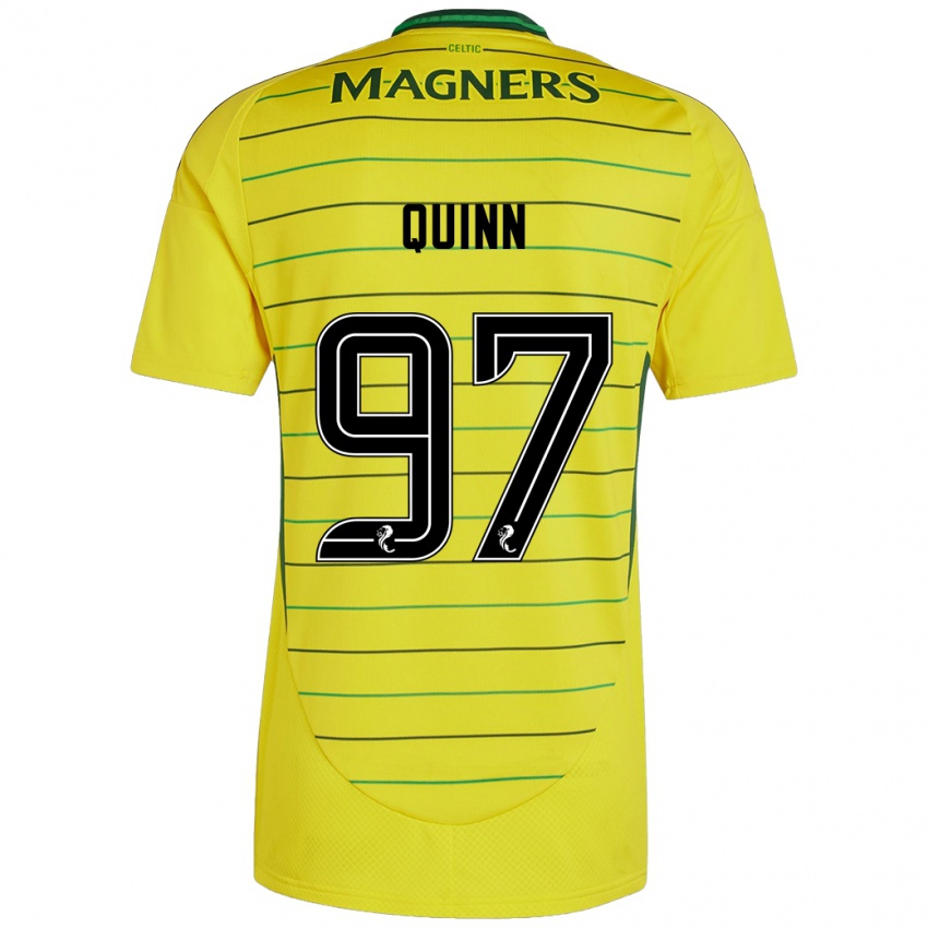 Criança Camisola Ben Quinn #97 Amarelo Alternativa 2024/25 Camisa Brasil